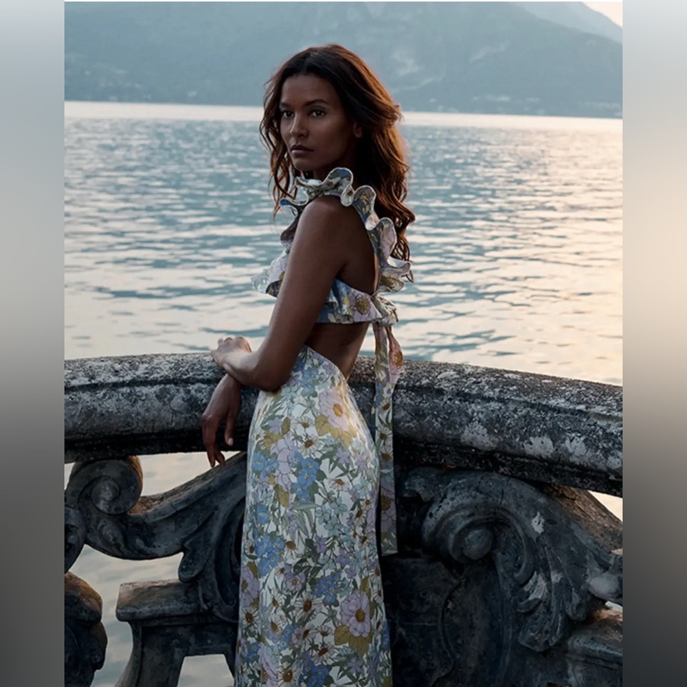 Zimmermann Floral Midi Dress